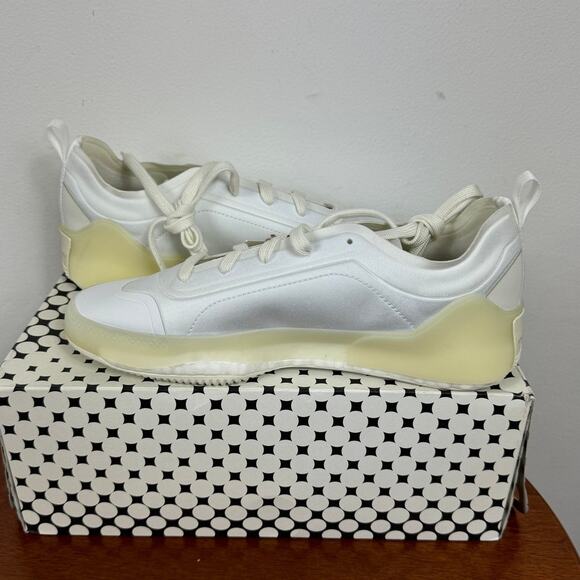 New Adidas by Stella McCartney ASMC Treino Sneakers in White Women's Size 8.5 - Picture 6 of 9